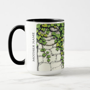 Caneca Histórias de Menino no Dia Chuvoso da Janela do Co