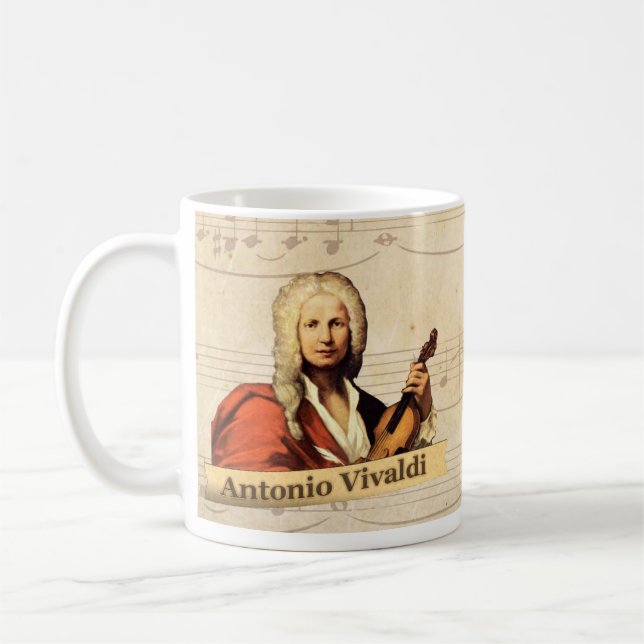 Caneca histórica de Antonio Vivaldi (Esquerda)