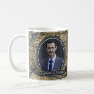 Caneca histórica de Assad do Al de Bashar