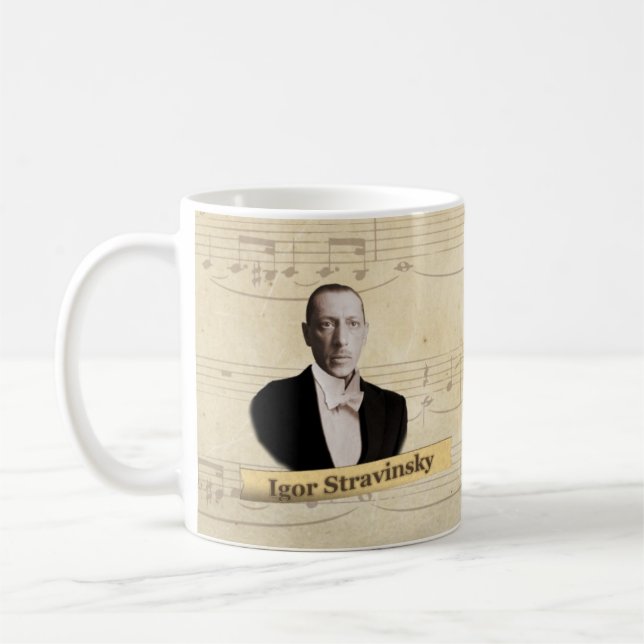 Caneca histórica de Igor Stravinsky (Esquerda)
