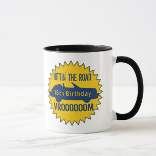 Caneca Hittin presentes de aniversário da estrada os 16o