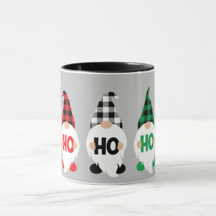Caneca Ho Ho Ho Gnomos de Natal