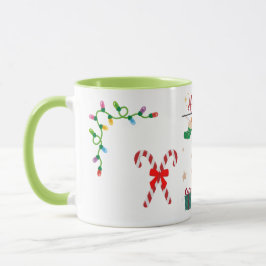 Caneca Ho Ho Ho Holiday Papais noeis Mug