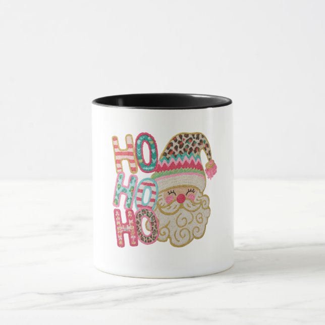 Caneca Ho Ho Ho Merry Christmas Santa mug (Centro)