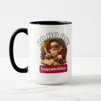 Caneca Ho Ho Ho Santa Christmas Mug | Festive Gift Idea