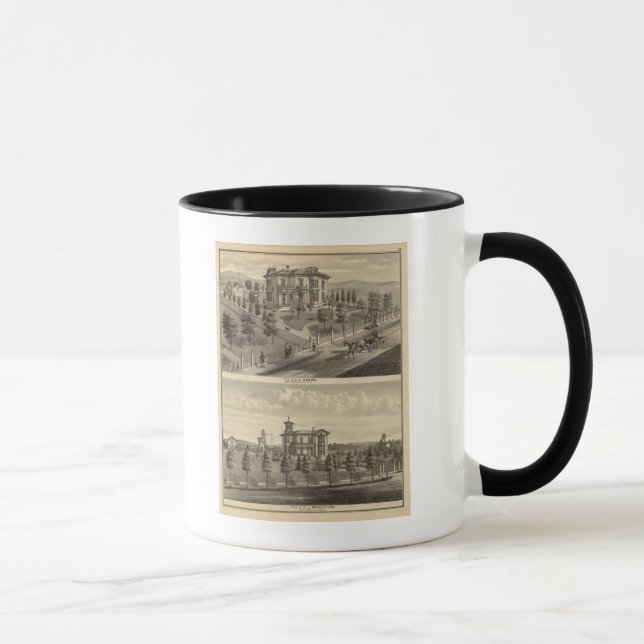Caneca Hobbs, residências Bradley (Direita)