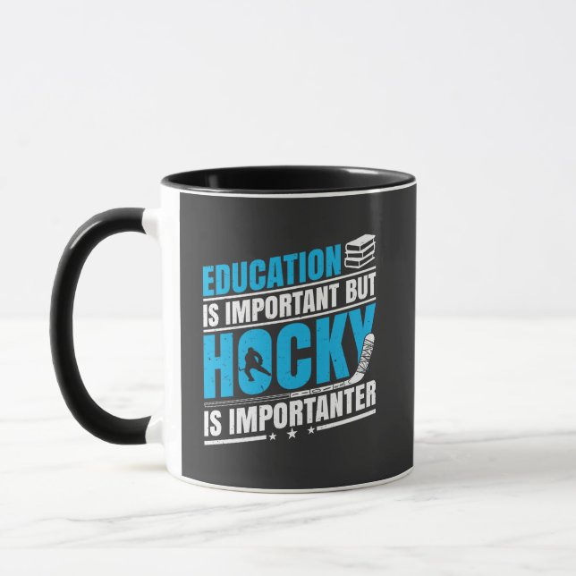 Caneca Hockey engraçado é importante (Esquerda)