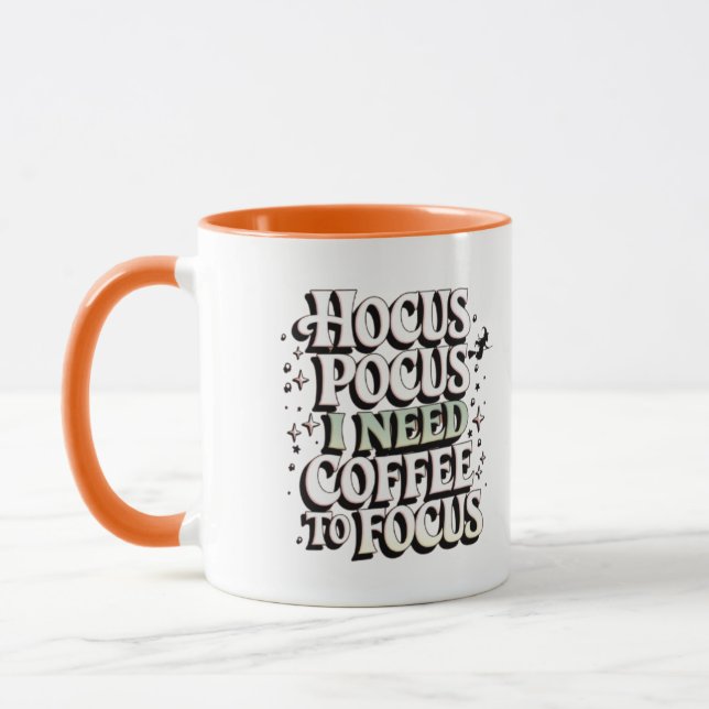 Caneca Hocus Pocus Coffee Mug - Preciso de café para me c (Esquerda)