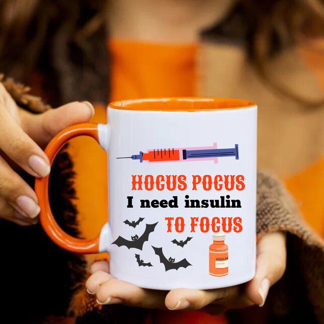 Caneca Hocus Pocus I Precisa De Insulina Para Concentrar  (Criador carregado)