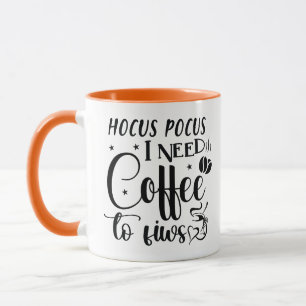 Caneca Hocus Pocus Moderno Café Engraçado Halloween