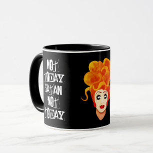 Caneca Hoje não, Satã, não hoje! Carinha da Rainha Arrast