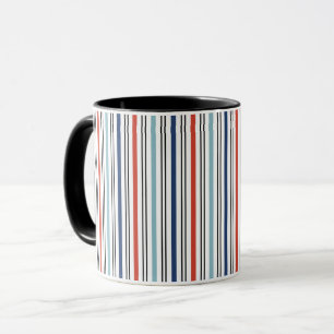 Caneca Holiday Modern Strips Coffee Mug
