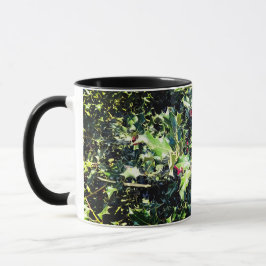 Caneca Holly, com bagas vermelhas