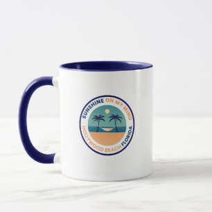 Caneca Hollywood Beach Florida Coffee Mug