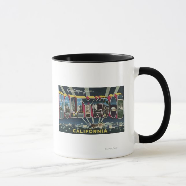 Caneca Hollywood, CaliforniaLarge Letter Scenes (Direita)