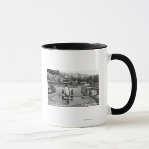 Caneca Hollywood, casa de CA Bernheimer no jardim japonê