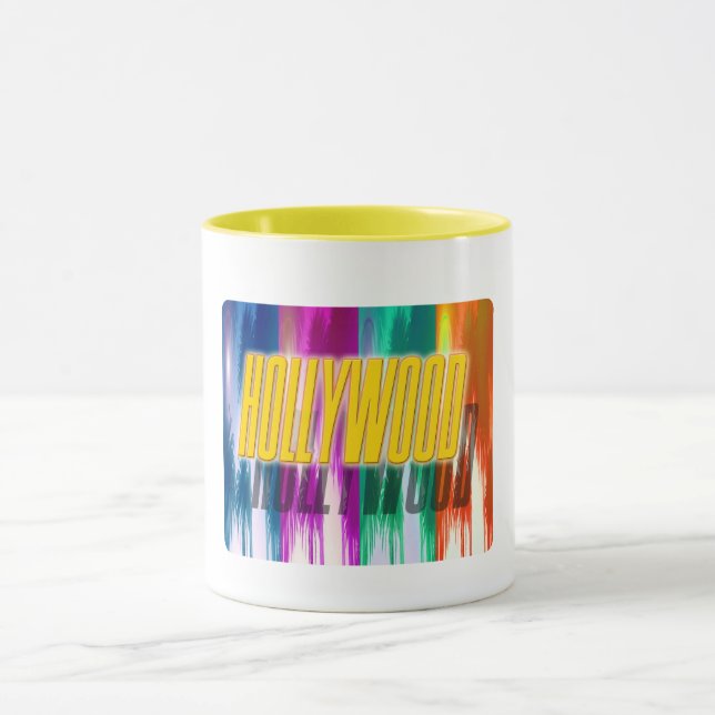 Caneca "Hollywood" Colorida Taça Palms (Centro)