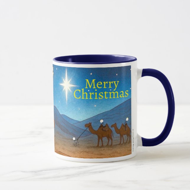 Caneca Holy Night Selfie Christmas 11 oz Coffee Mug (Direita)