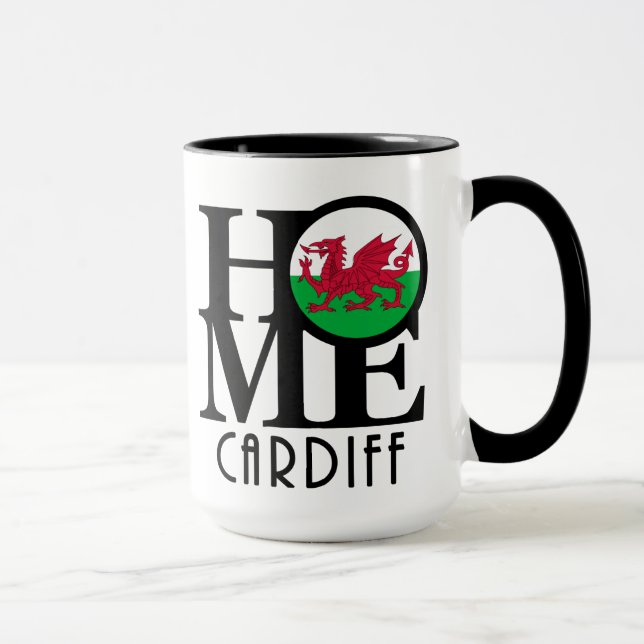 Caneca HOME Cardiff Wales 15oz (Direita)