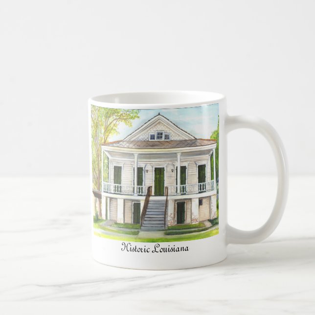 Caneca Home histórica de Louisiana (Direita)