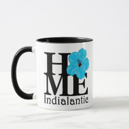 Caneca HOME Indialantic Blue Hibiscus 11oz