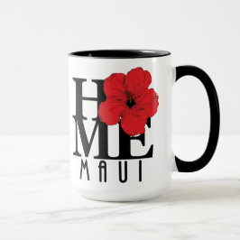 Caneca HOME Maui Red Hibiscus 15oz