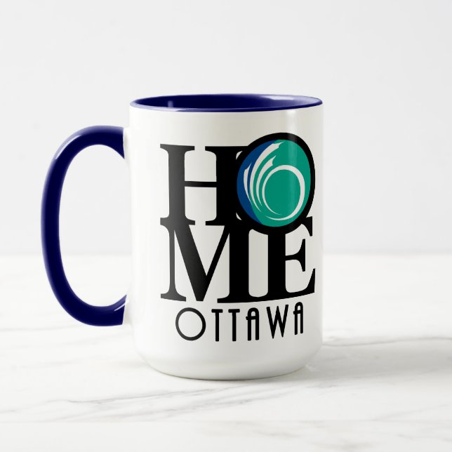 Caneca HOME Ottawa 15oz (bandeira da cidade) (Esquerda)