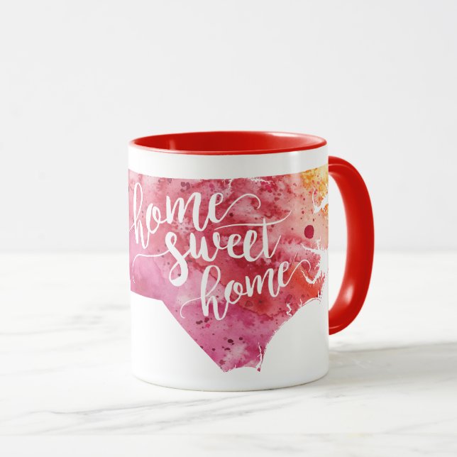 Caneca Home Sweet Home Carolina do Norte (Frente Esquerda)