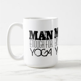 Caneca HOMEM BASTANTE PARA o Ioga-Texto