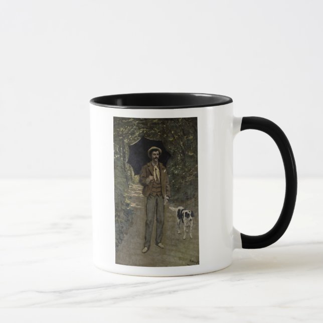 Caneca Homem com um guarda-chuva, c.1868-69 de Claude (Direita)