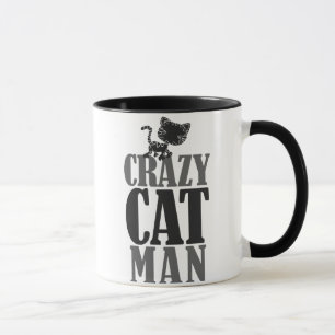 Caneca Homem de Gato Louco