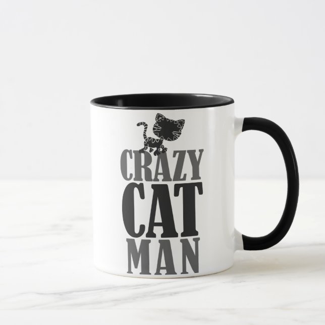 Caneca Homem de Gato Louco (Direita)