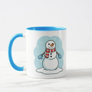 Caneca Homem de Neve Fofo