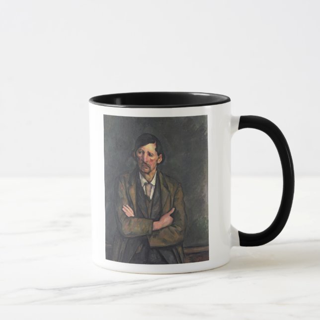 Caneca Homem de Paul Cezanne | com braços cruzados, (Direita)