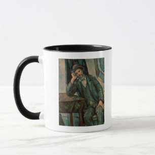 Caneca Homem de Paul Cezanne que fuma uma tubulação
