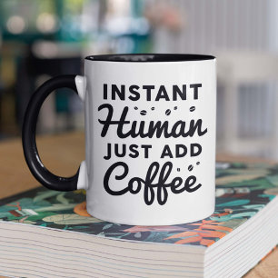 Caneca Homem Instantâneo Apenas adicione café