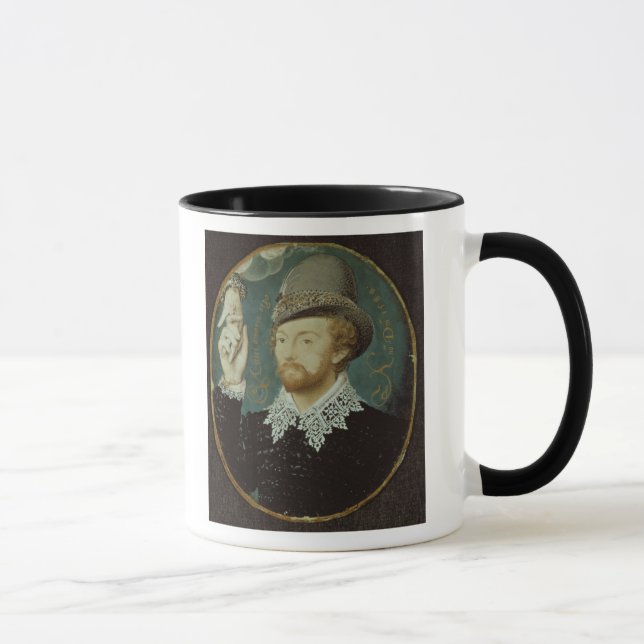 Caneca Homem que clasping a mão de uma nuvem (Direita)