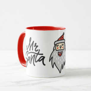 Caneca HOMEM Sr. PAPAI NOEL HO HO HO Natal Divertido