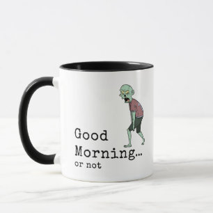 Caneca Homem Zumbi Bom Dia
