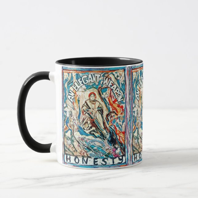 Caneca Honestidade, uma arma elegante para tempos civiliz (Esquerda)