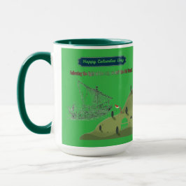 Caneca Honra a Colombo verde kelly