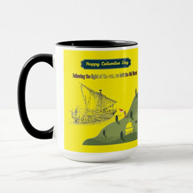 Caneca Honra ao amarelo de Colombo (Esquerda)