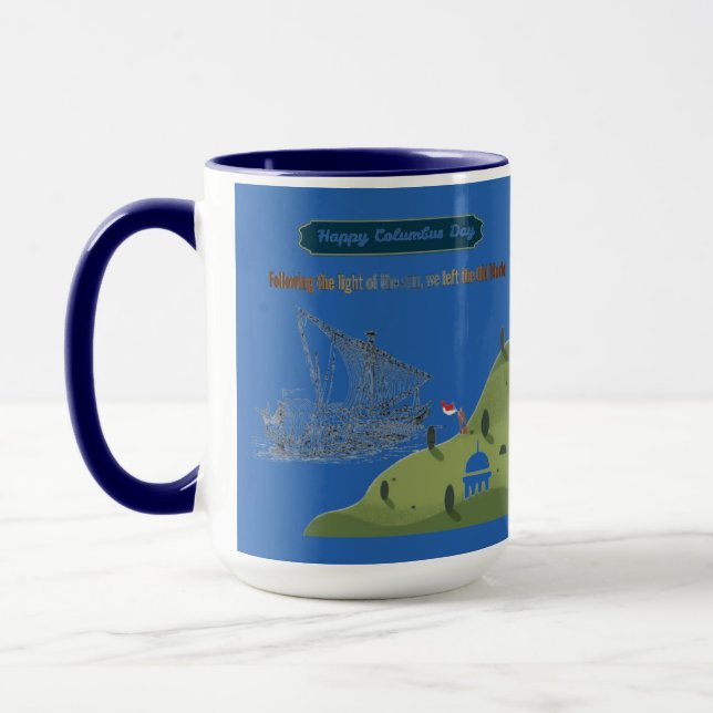 Caneca Honra ao azul de Colombo (Esquerda)