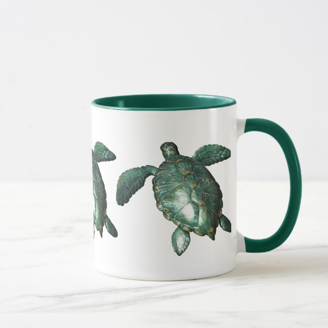 Caneca Honu - Tartaruga do Mar Verde (Direita)