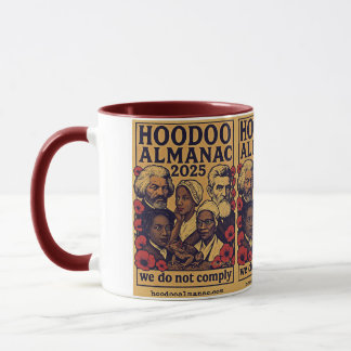Caneca Hoodoo Almanac 2025 não cumprimos