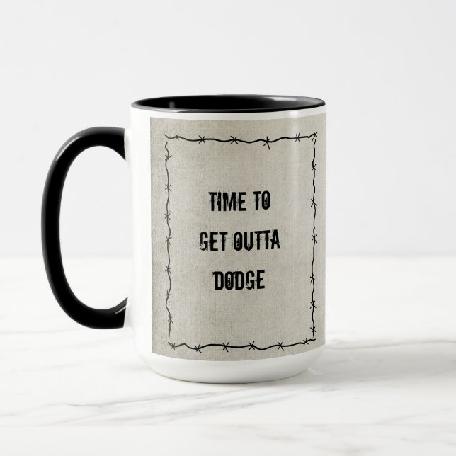 Caneca Hora de Cair Fora (Esquerda)