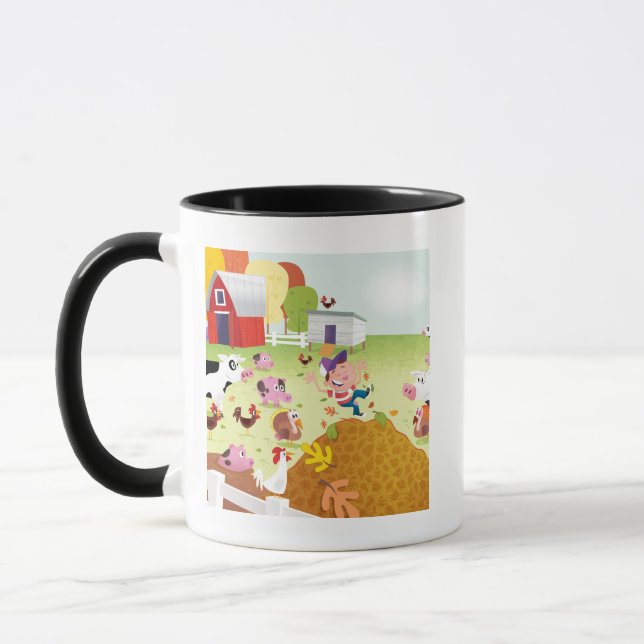 Caneca Hora de contar - o pátio (Esquerda)