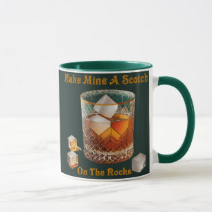 Caneca Hora Do Cocktail Faz Do Mim Um Scotch Nas Rochas