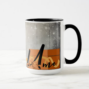 Caneca Horário de Natal - Alfabeto Personalizável