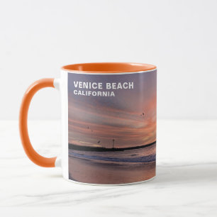 Caneca Horário do ouro do Sol - Praia de Veneza, CA Mug